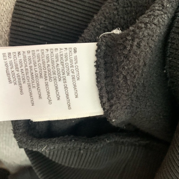 Black long sleeve sweatshirt The North Face size L - Picture 2 of 11